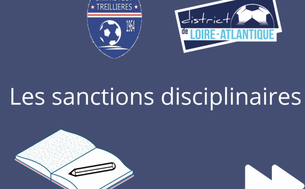 Informations Importantes > Les sanctions disciplinaires